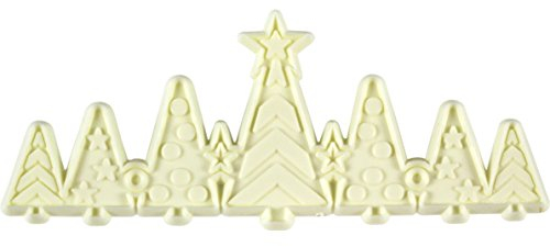 PME 117CH019 JEM Christmas Tree Border Cutter White 9 x 2 x 25 cm