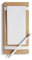 Side by Side Notizblockhalter Weiss
