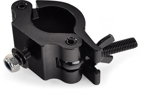 Riggatec Halbschelle - Halfcoupler breit schwarz bis 500 kg (48-51 mm)