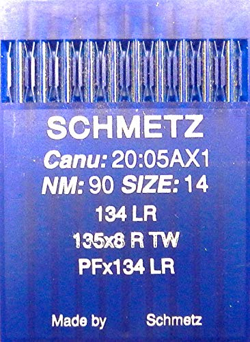 SCHMETZ 10 134 LR Nähmaschine Leder Nadeln Rundkolben (Industrie) Stärke 90