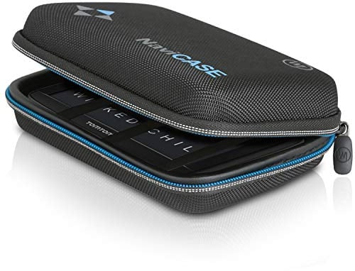 Wicked Chili Custodia per dispositivi di Navigazione Compatibile con Garmin Drive e Compatibile con Tomtom - Custodia per Navis da 4,3-5 Pollici (Dimensioni massime: 15 x 10 x 4,5 cm) Nero