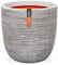 Capi Europe - Pot Boule Rib NL - 43x41 - Ivoire - Ouverture Ø35 - Pot pour Une Utilisation à l'intérieur et à l'extérieur - Incassable - 100% Recyclable - KOFI933