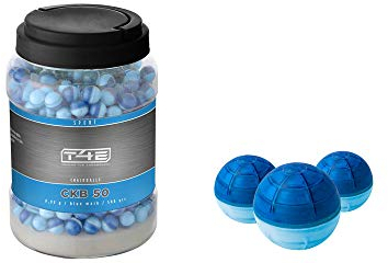 IDP T4E CBK CB 50 Blaue Kreidekugeln Cal.50, 500 STK. Powder Blue Chalk