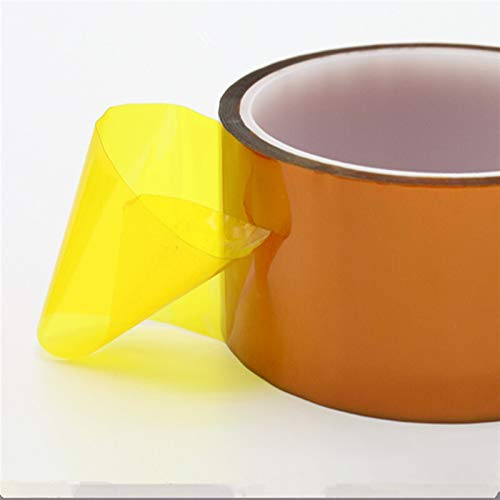 Kapton Tape, 1 stücke Hohe Temperaturhitze BGA-Band, Wärmedämmung Polyimidklebstoff Isolierende 3D-Druckplatinenschutz (Length : 30M, Width : 100mm)