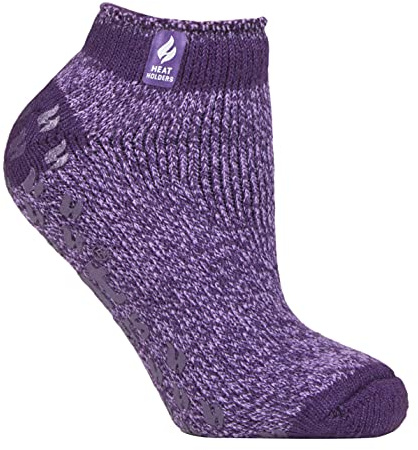 HEAT HOLDERS Damen Socken Kurz Warm Quarter Füßlinge Socken | Kurz Thermosocken Sneaker mit ABS
