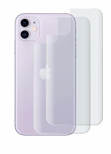 brotect 3D Curved Screen Protector Matte compatible with Apple iPhone 11 (Back) (2 Pack) - Full Screen Coverage