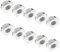 SIGMALED LIGHTING, Mini-LED-Einbaustrahler 3W, dimmbar, Warmweiß 3000K, 300 Lm, Quadratisch Einbauspot, 220/240V AC, 10er-Pack (5 Boxen mit 2 Stuck)