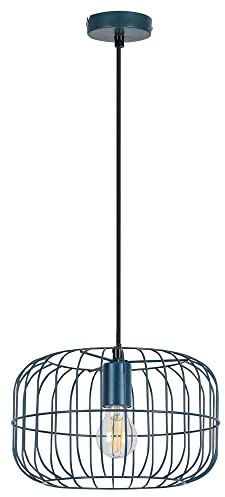 Rabalux 4919 Hängeleuchte Xenia blau blau E27 1x MAX 40W L:175cm H:18.5cm Ø30cm dimmbar