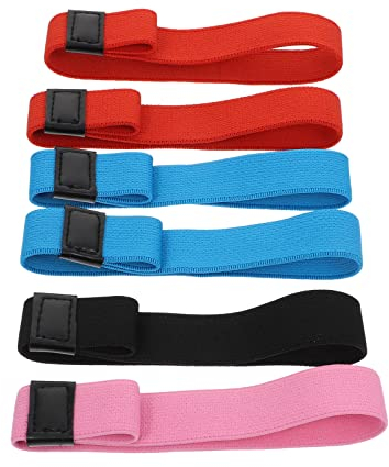 BESTonZON 6 Stücke Lunch-Box Gurt, Lunch-Box Strap Dehnbar, Elastische Befestigungsgurte für Lunchboxen Ersatz, Nylongurt Verstellbarer Elastischer Riemen Farbe Gummibänder