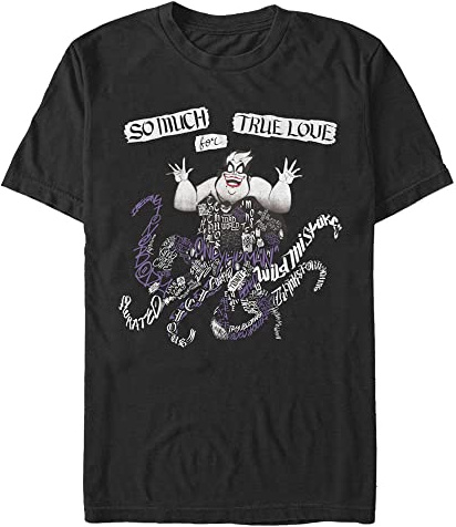 Disney Ursula Word Fill T-Shirt Hommes