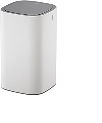Kompost Bin Kök / Skräp Les poubelles à induction peuvent ménages léger du luxe automatique poubelle peuvent être intégrées poubelle for le salon de bureau cuisine avec couvercle, blanc Steg pappersko