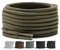 LaceHype 2 Paar - Premium Runde Schnürsenkel [ Ø4,5 mm ] Polyester für Arbeitsschuhe, Stiefel, Outdoorschuhe und Sportschuhe reißfeste Schuhbänder (Armeegrün, 180cm)