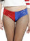 DC Comics Suicide Squad Harley Quinn Kostüm Pailletten Hot Pant Slip Unterwäsche, Mehrfarbig/Meereswellen (Ocean Tides), X-Large