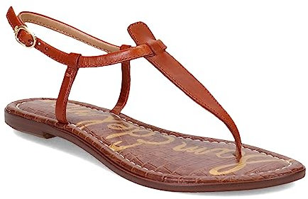 Sam Edelman Women's Gigi Signet Thong Sandal, Braun, 5.5
