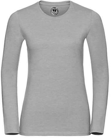 *Ladies Long Sleeve HD T/Shirt (Silver, M)