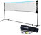 Apollo Badminton Netz, Volleyball Netz | 300cm | 400cm | 500 cm | Federballnetz 3-Fach-Höhenverstellbar, Set bestehend aus Netz, 3X Federball, stabilem Eisen-Gestell, Transporttasche, Indoor & Outdoor