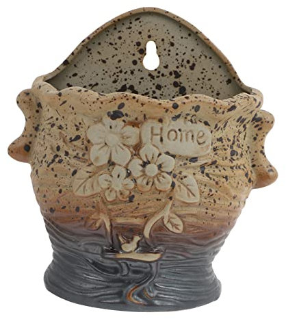 Homoyoyo Maceta De Pared Cerámica para Suculentas Maceta Colgante para Jardinería Contenedor para Plantas De Pared