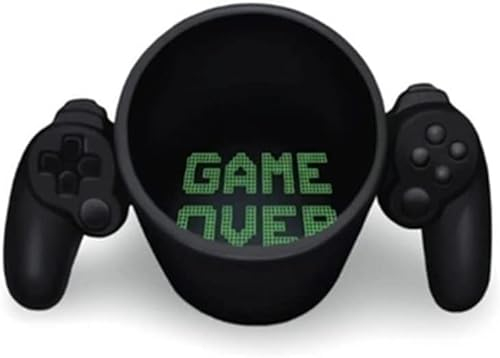 Tasse à café, Tasse à Eau, 380 ML Creative Game Over Coffee Mug 3D Game Controller Poignée Tasse Tasses à thé au Lait Gameboy Birthday (Couleur: Style A Mug) (Color : Onecolor)