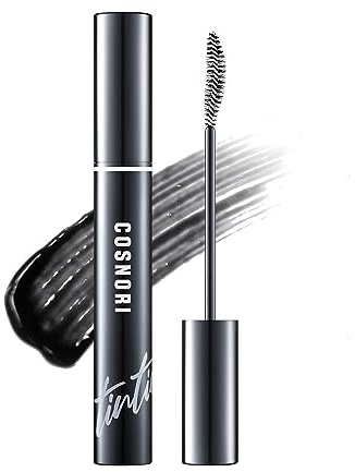 COSNORI Wimpern-Tönungsserum, 9 g, Deep Black: Fügt natürliche Farbe hinzu, nährt und fixiert den Schwung