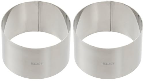 IBILI Clasica Dessertring rund, 10 cm Durchmesser, 6 cm Höhe, 1 Stück (Packung mit 2)