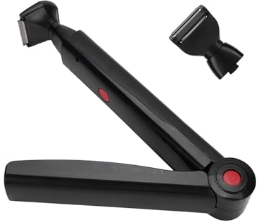 Körpertrimmer Elektrischer Herren, HerrenRückenrasierer, Kabelloser Rasierer, Körperrasierer, Arm Kinn-Barttrimmer,faltbarSchnurloser Haarschneidemaschine TAOZHUGONG (A)