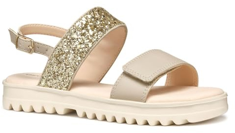 GEOX JUNIOR J SANDAL CORALIE GIR SILVER 37_EU