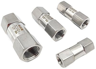 Valve unidirectionnelle fendue en acier inoxydable 304, 1/8 1/4 3/8 1/2 3/4 1, clapet anti-retour à filetage femelle Hexagonal(1 Inch,G)