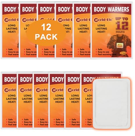 Universal Long-Lasting Body Warm Packs - Multi-Purpose Heat Patches for Hands, Abdomen & Full Body Comfort