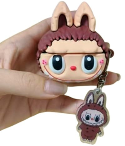 GULVQYF Funda para auriculares Samsung Galaxy Buds FE/Buds 2 Pro/Buds 2/Buds Pro/Buds Live, bonito diseño de anime, funda para auriculares con gancho