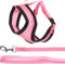 Flamingo Kitten-Geschirr mit Leine Harms – Rosa – Größe A: 28 cm, B: 32–41 cm, C: 110 cm x 10 mm x 2 mm – Verstellbares Nylon-Geschirr mit atmungsaktivem Mesh – Inklusive Leine