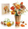 DIY Flowers Bouquet Set with Vase - Rose Botanical Collection for Home Office Decorations - Artificial Flower Set for Valentines Day Gifts Forever Rose Toy for Adults Compatible with Lego (868 PCS)