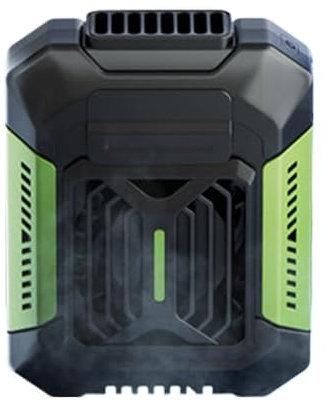 DAGESVGI Mini ventilador de cintura para colgar con USB, portátil, recargable, para acampar al aire libre, correr, senderismo, escalada, deportes