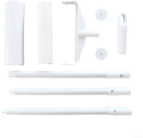 Extra große Fusselentferner-Rolle mit Abdeckung, langer Griff für effektive Reinigung auf Böden und Polstern