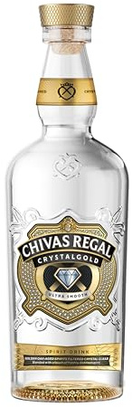 Chivas Regal Crystalgold Whisky, Ultra-smooth Taste, 40% ABV, 70cl | Scottish Blending Tradition Since 1801, Ideal for Sipping or Cocktails, Crystal-clear Filtration