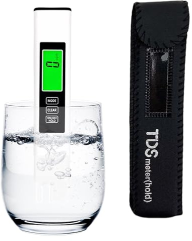 Kit De Test D'eau Potable – 14 X 3,5 X 3 Cm, Testeur 4 En 1, Conductimètre Numérique, Appareil D'analyse Portable Avec Système De Mesure Multiparamètre Précis | Utilisation De Piscine À Domicile Pour