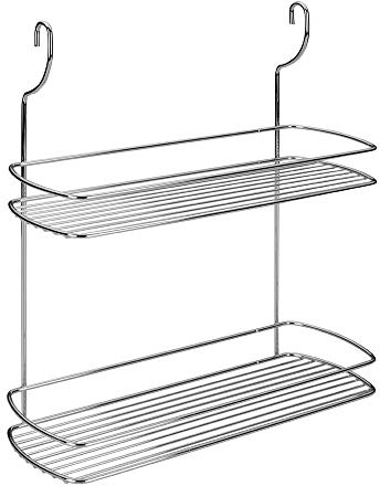 Metaltex 350314010 Lonardo Vorratsregal, 2 Etg. 35x13x41cm, verchromt