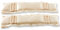 Prym weiß 992170 Träger-Polster 30 mm, Polyester: 100%, 2 Stück