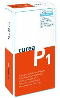 CUREA P1 Superabsorb.Wundverband 10x20cm, 25 St