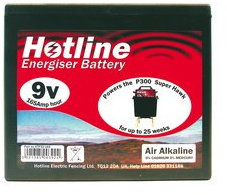9v Fence Battery - 130amp