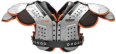 Schutt Sports Varsity XV HD alle Zweck Schulterpolster, grau/schwarz