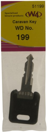 W4 WD Replacement Caravan Key No199 - Black