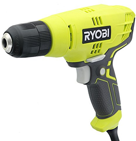 Ryobi D43K - Taladro eléctrico con cable de disparador de velocidad variable (5,5 A, 0,95 cm, 1,600 rpm)