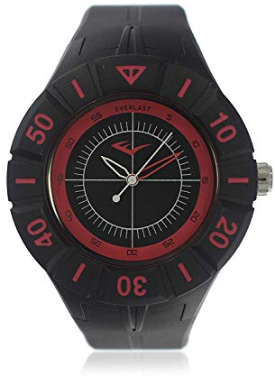 Everlast Unisex Erwachsene Analog Quarz Uhr mit PU Armband EVER33-226-003