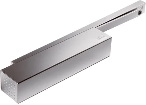 Chiudiporta Dorma TS 93 B EN 2-5 N con scivolo argentato