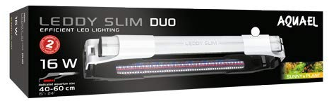 AQUAEL M161470 Leddy Slim 16W Duo Sunny & Plant, 1000 g, Schwarz