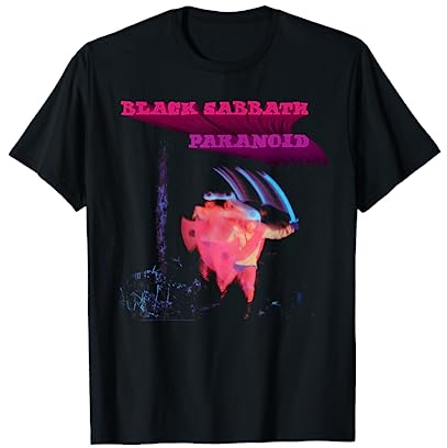 Black Sabbath Official Paranoid Motion Trails T-shirt T-Shirt