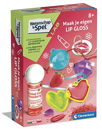 Clementoni Wissenschaft & Spiel - Mini Lippenbalsam Set, Wissenschaftliches Labor, Experimentierset für Kinder, 8+ Jahre, 66874