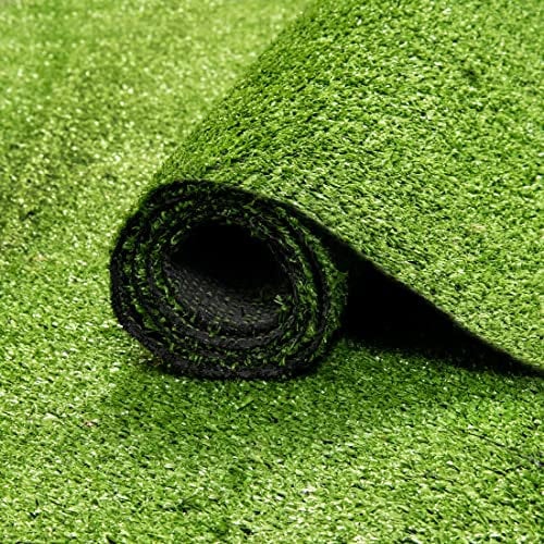 Carpeto Rugs Kunstrasen Rasenteppich für Garten Balkone Terrassen Wintergärten - Höhe: 7 mm Meterware Wasserdurchlässig 300 x 500 cm Grün