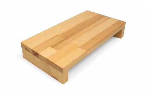 Fußbank Fußtritt Hocker Buche Holz Handarbeit Schemel Ritsche Sofatablett