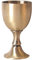 Taganov Small Gold Altar Chalice Cup Brass Goblet Wine Glasses Communion Decoration for Church Cup Pure Copper Ritual Chalice 3.5 OZ